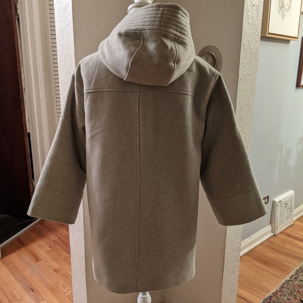 ASOS Gray Hooded Parka Coat with Formal Styling - Picture 12 of 16